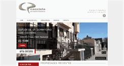 Desktop Screenshot of cacciolapropiedades.com.ar